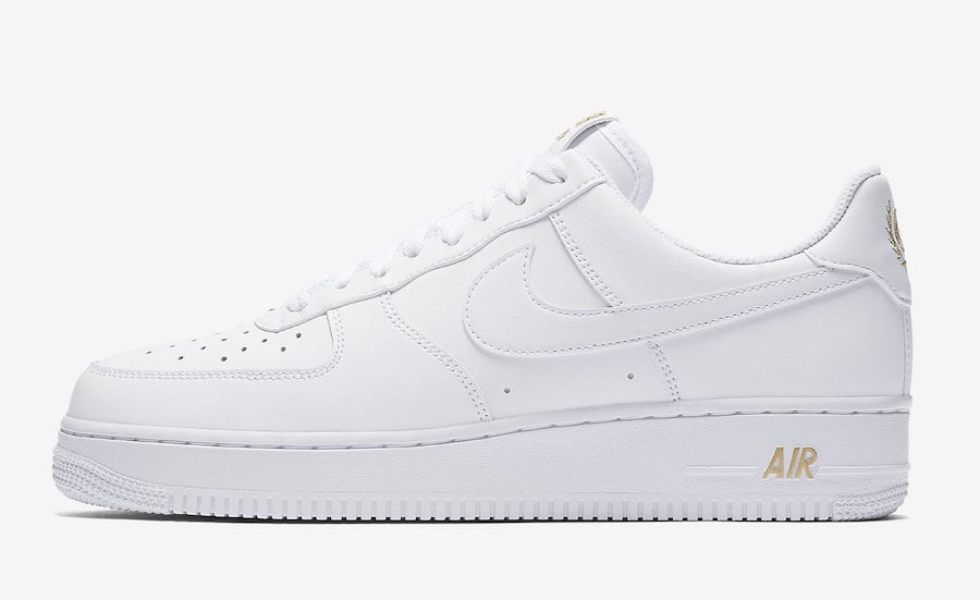 air force 1 low crest logo white