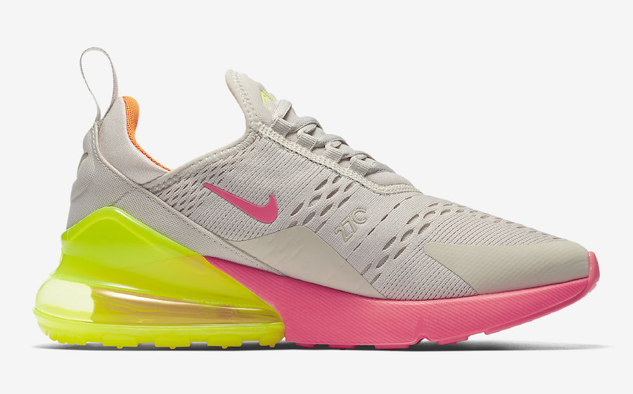 Nike Air Max 270 Neon Pink Orange 