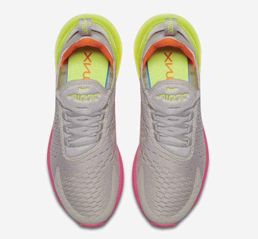 nike 270 neon yellow