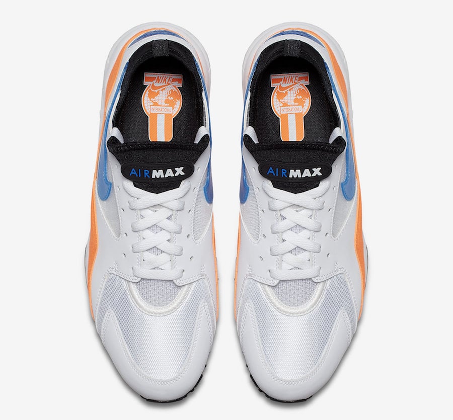 Nike Air Max 93 Blue Nebula Total Orange 306551-104