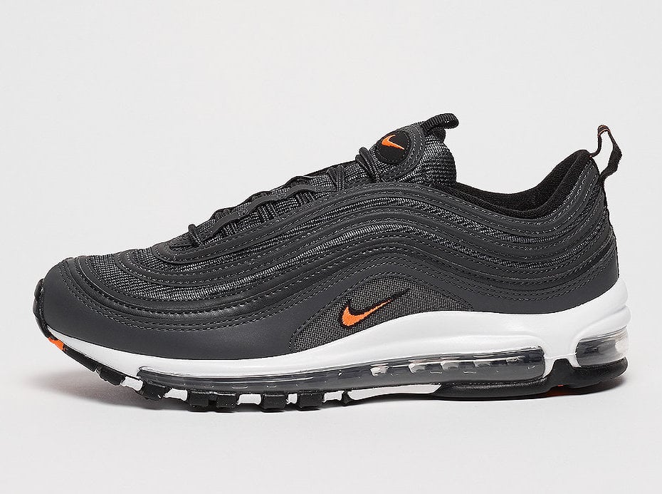 Nike Air Max 97 in Anthracite and Total Orange