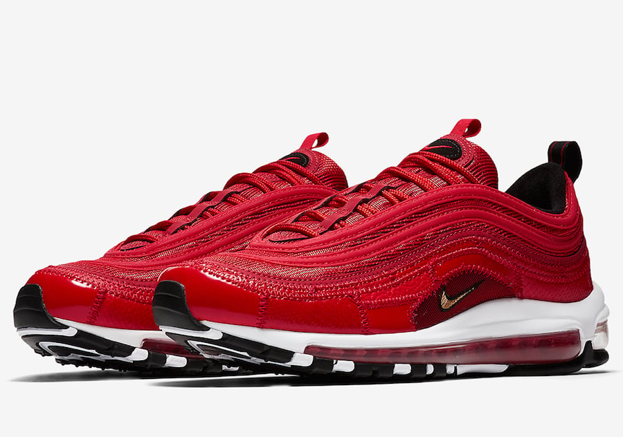 Nike Air Max 97 CR7 University Red Portugal Patchwork AQ0655-600