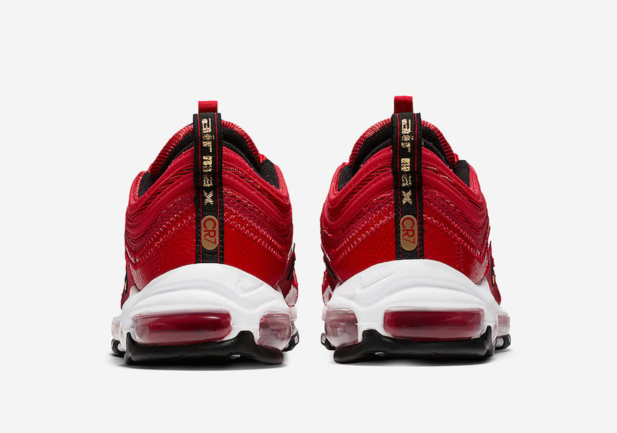 Nike Air Max 97 CR7 University Red Portugal Patchwork AQ0655-600