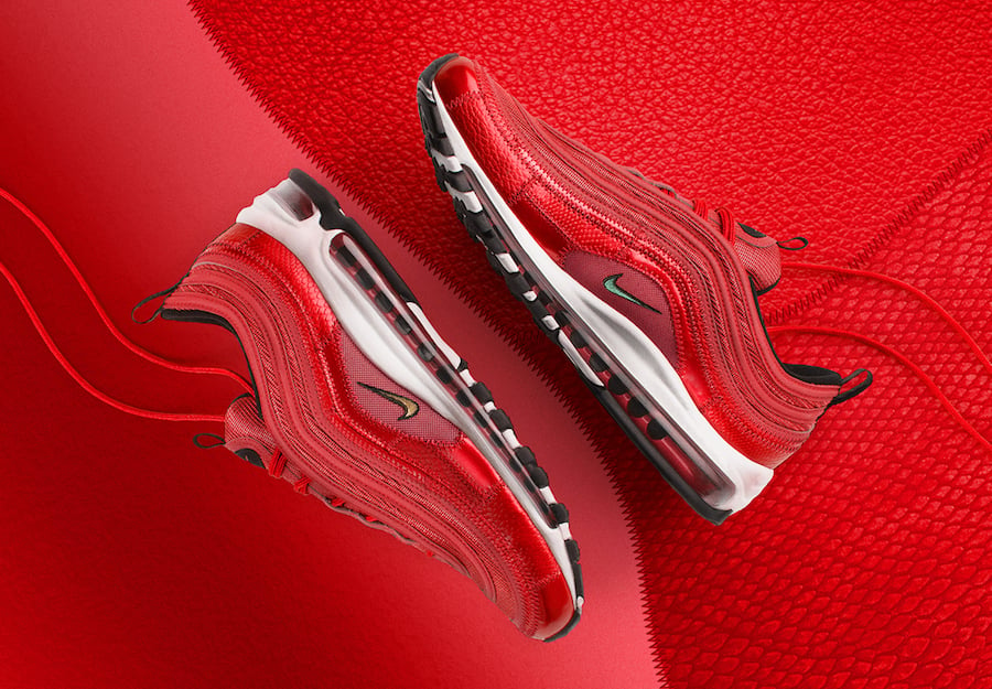 cr7 nike air max 97 red