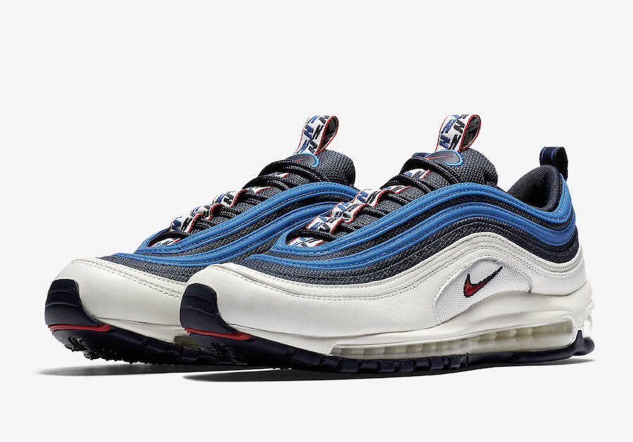 deslealtad llenar población Nike Air Max 97 Obsidian University Red Sail Blue Nebula AQ4126-400 |  SneakerFiles