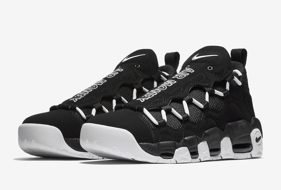 Nike Air More Money ‘Black White’ Official Images