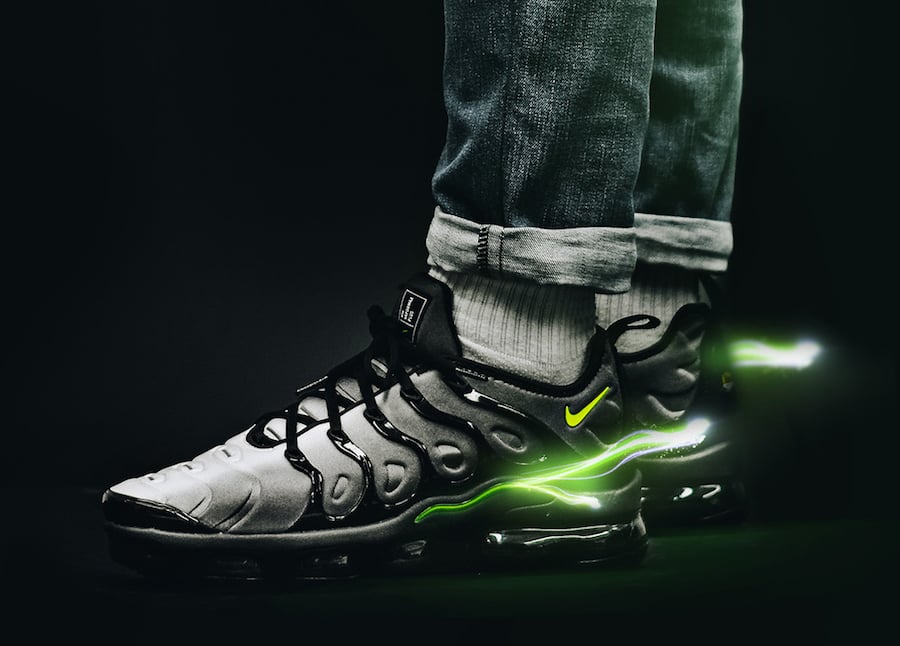 How the Nike Air VaporMax Plus ‘Volt’ Looks On Feet