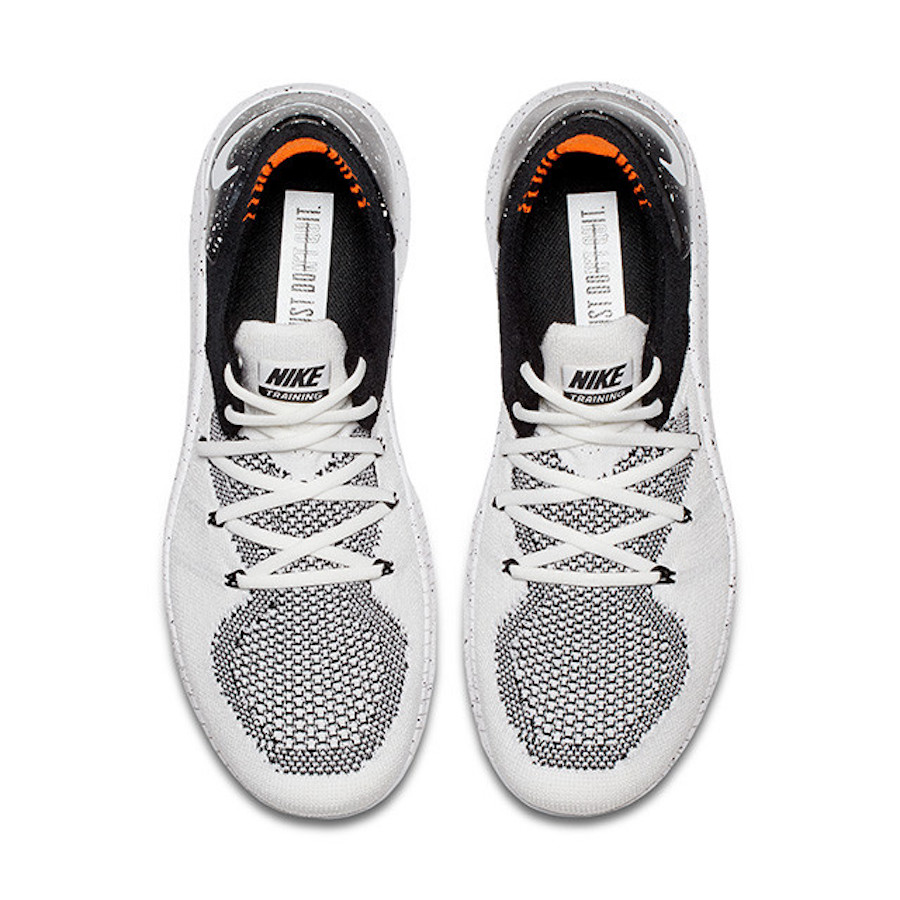 nike free tr flyknit 3 white black