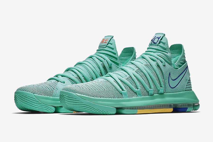 Nike KD 10 City Edition 2 Hyper Turquoise 897816-300