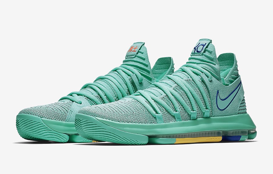 Nike KD 10 City Edition 2 Hyper Turquoise 897816-300