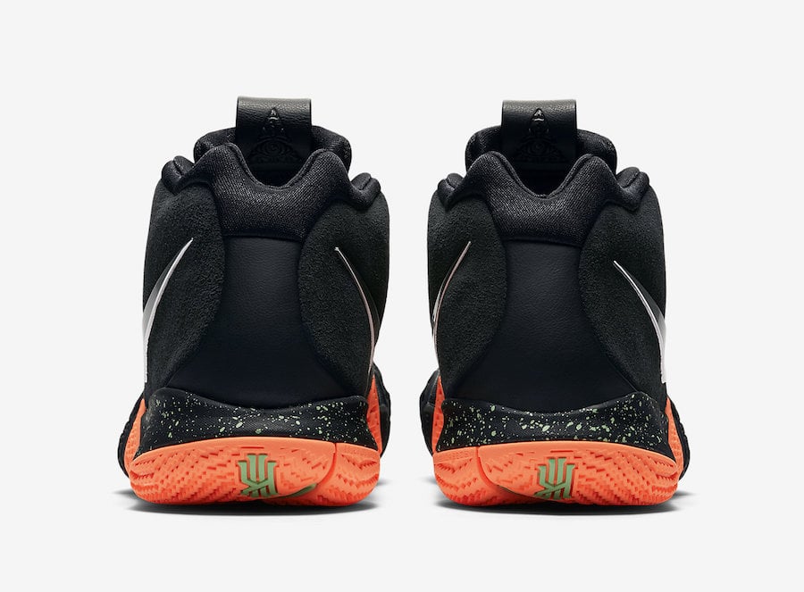 Nike Kyrie 4 Black Silver Orange 943806-010