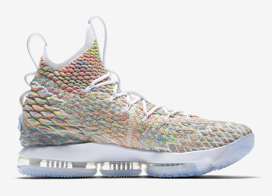 lebron 15 fruity pebbles release