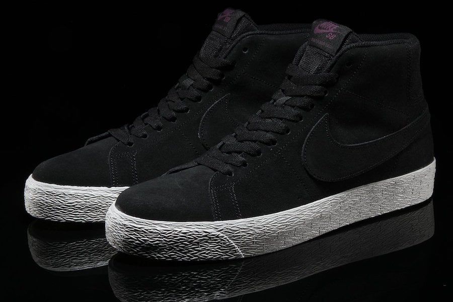 Nike SB Blazer Mid Deconstructed Black Suede AH6416-001