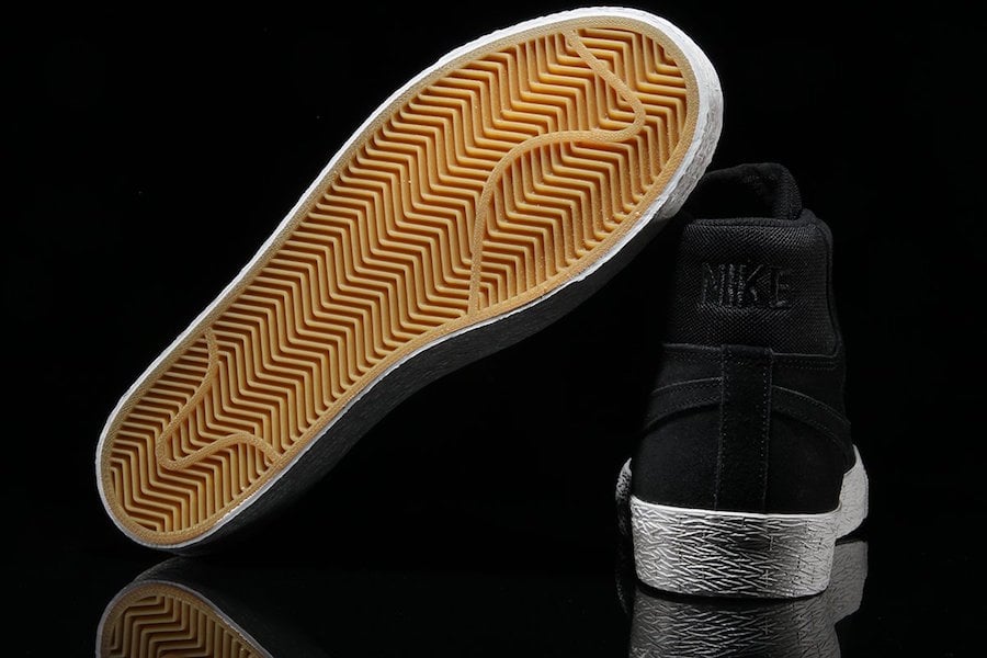 Nike SB Blazer Mid Deconstructed Black Suede AH6416-001