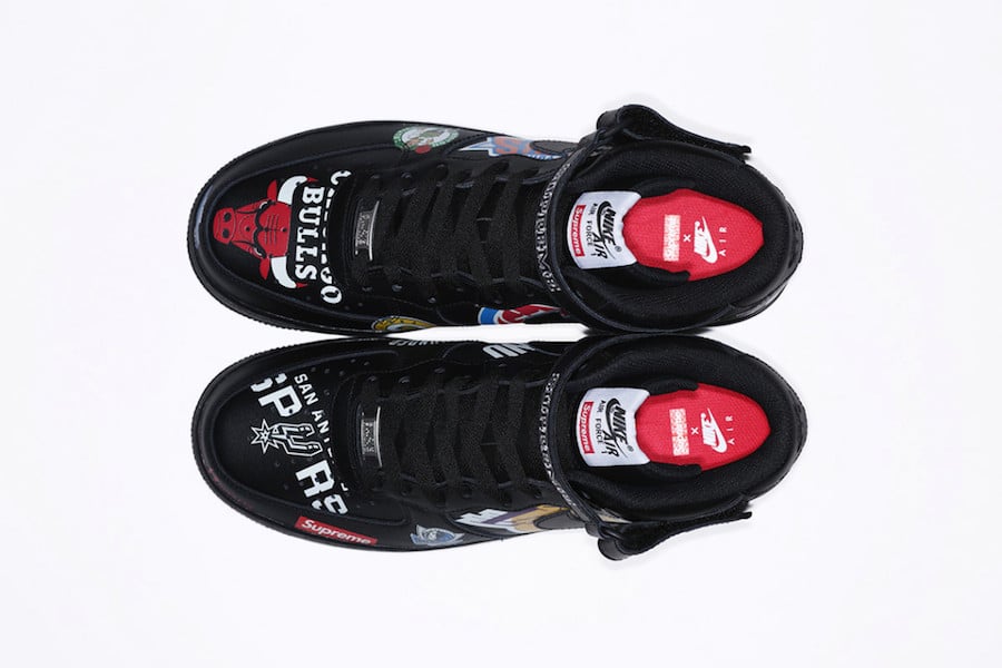 Supreme NBA Nike Air Force 1 Mid Black