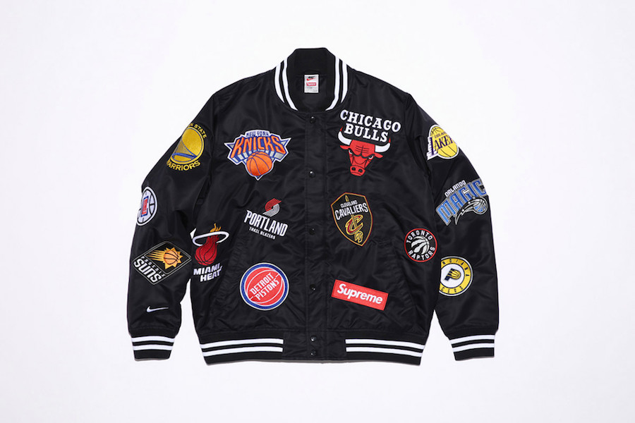 Supreme NBA Nike Jacket Black