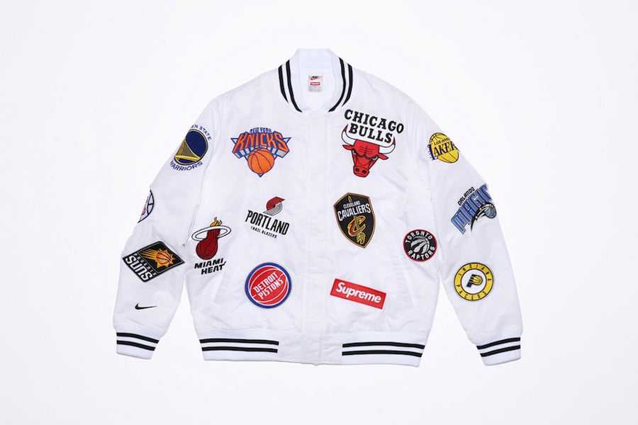 Supreme NBA Nike Jacket White