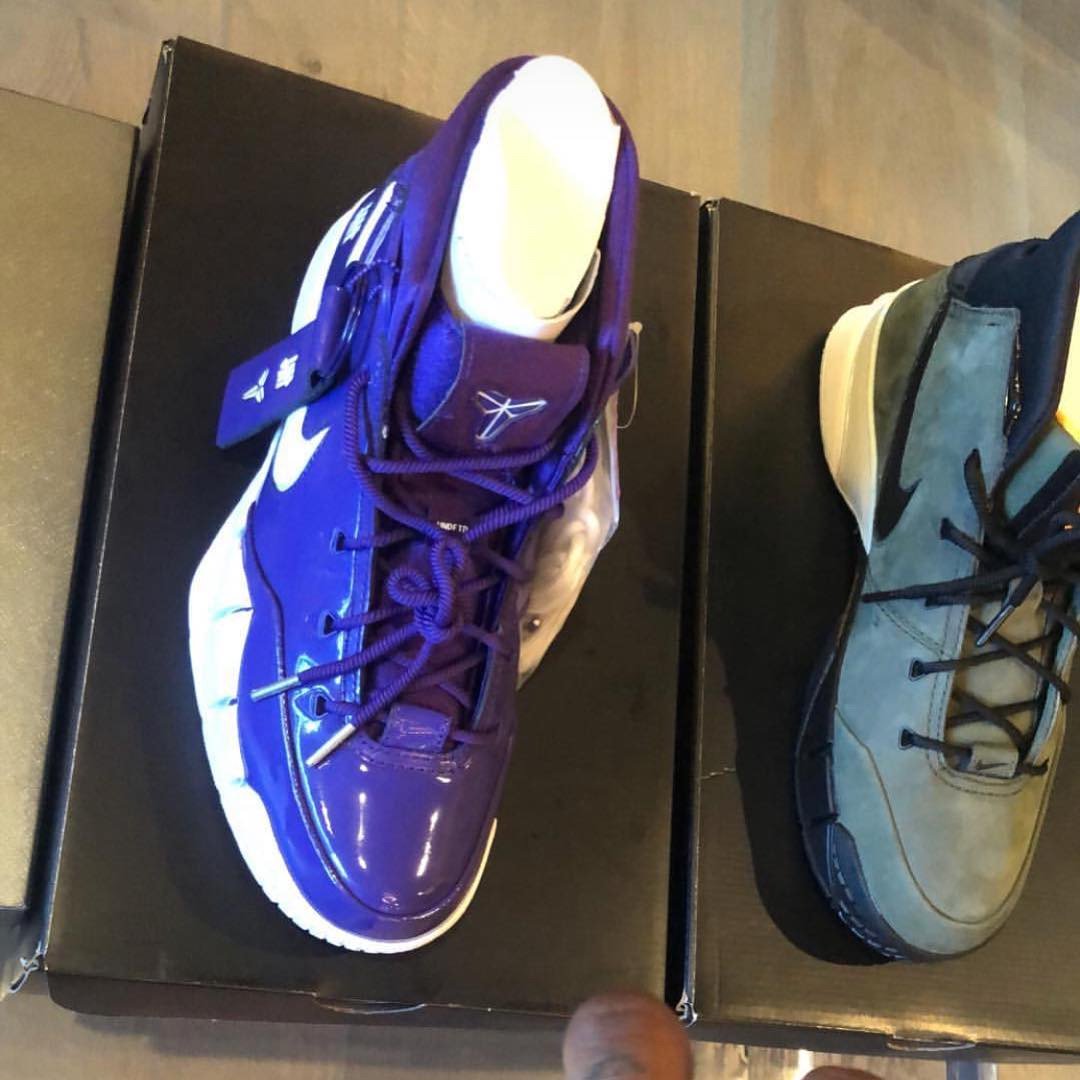 Travis Scott Nike Kobe 1 Protro Purple Patent Leather