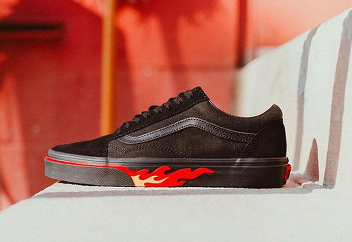 Vans Old Skool Flame Wall | SneakerFiles