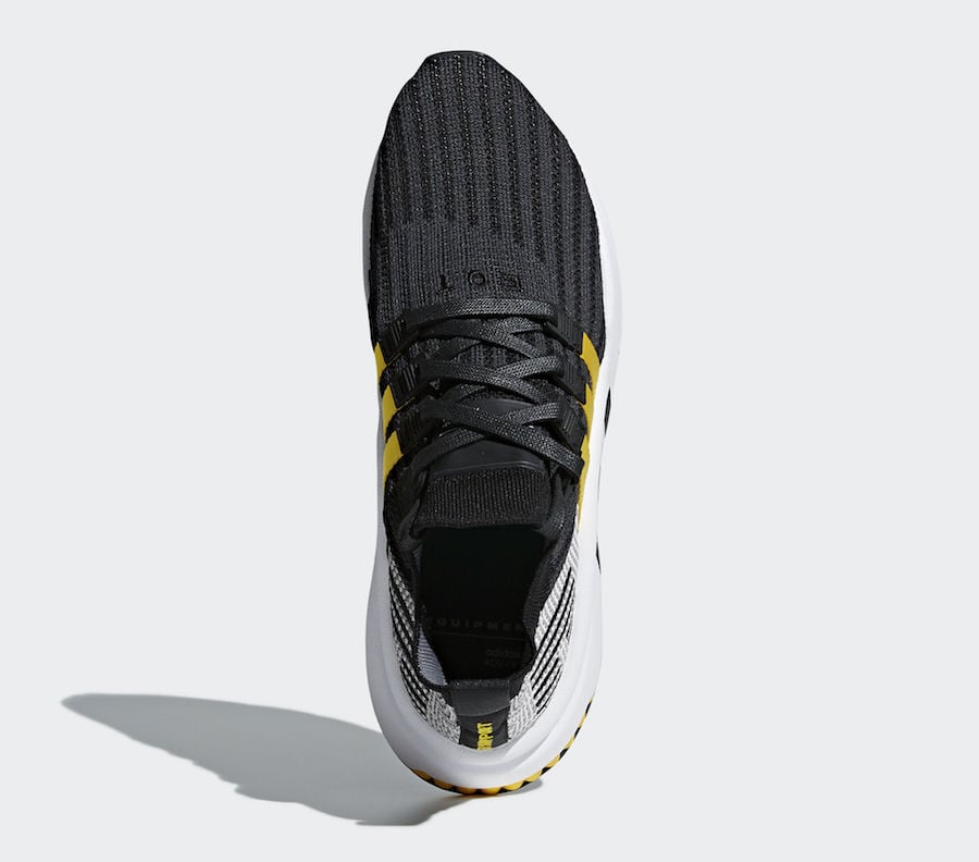 adidas EQT Cushion ADV Mid Black Yellow Stripes CQ2999