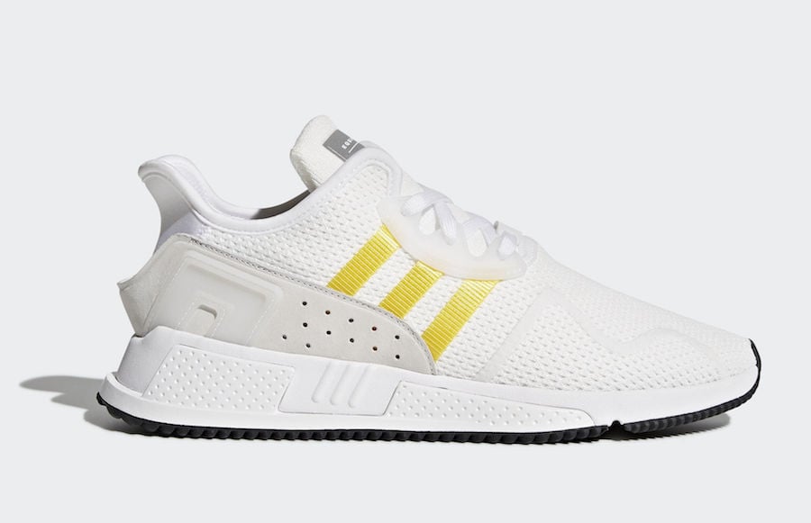 adidas EQT Cushion ADV White Yellow Stripes CQ2375