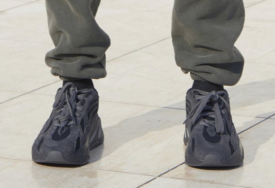 supermoon yellow yeezy 500 on feet