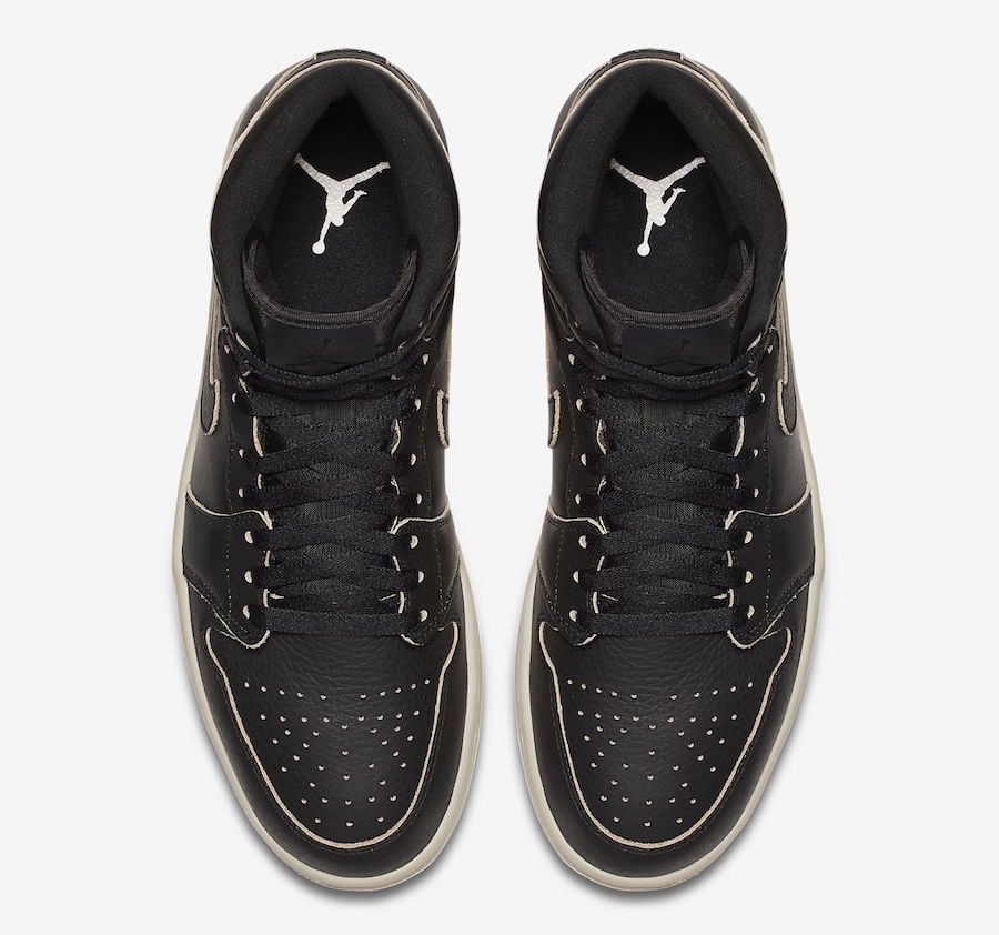 Air Jordan 1 Premium Black Pure Platinum Desert Sand | SneakerFiles