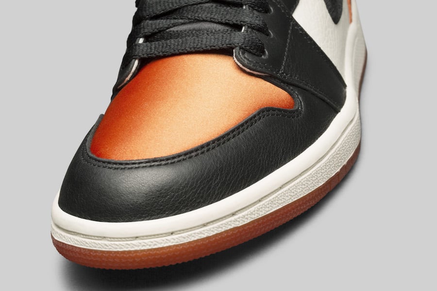 Air Jordan 1 Satin Shattered Backboard Black Starfish Sail AV3725-010