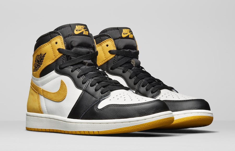 retro 1 yellow and black 2018