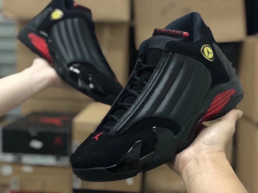 jordan 14s black and red