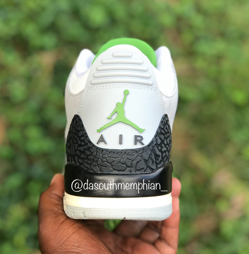 jordan 3 chlorophyll release