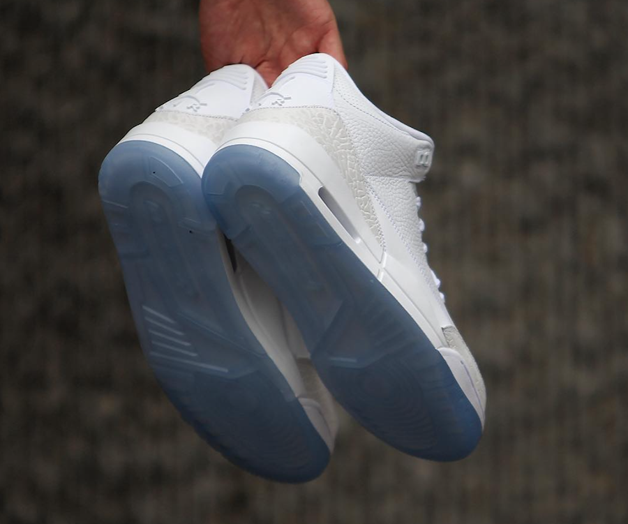 Air Jordan 3 Pure Triple White