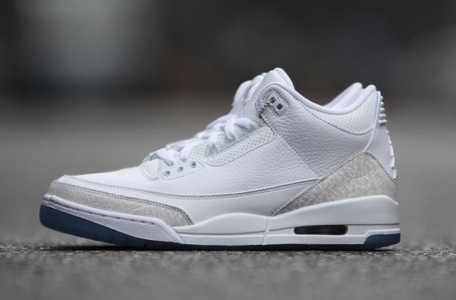 pure white jordan 3