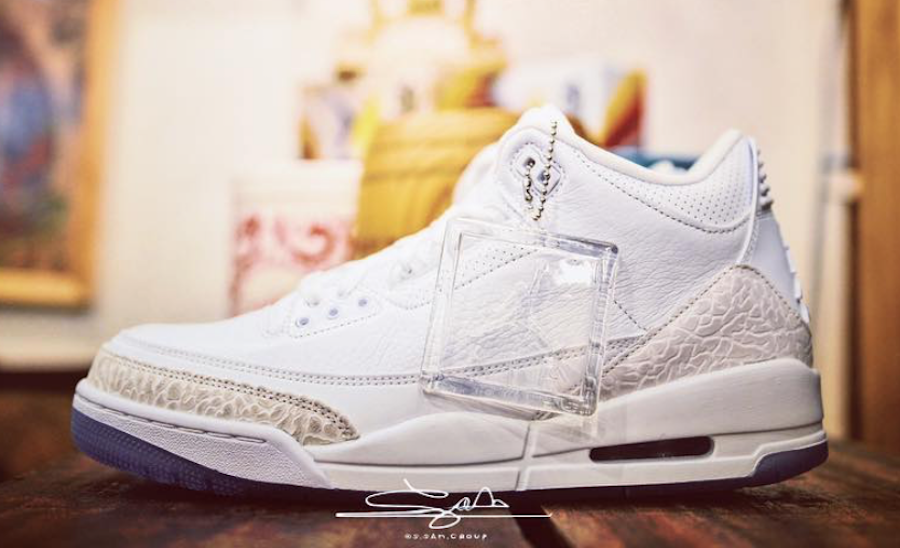 jordan 3 pure white 2018