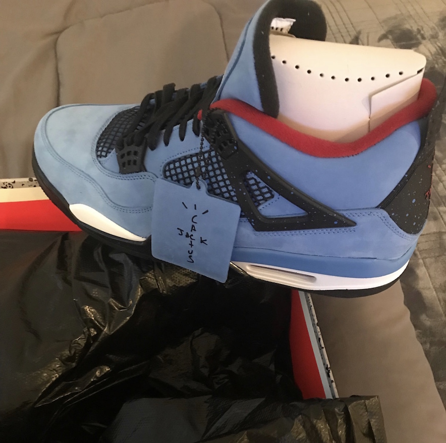 Air Jordan 4 Houston Oilers Travis Scott 308497-406