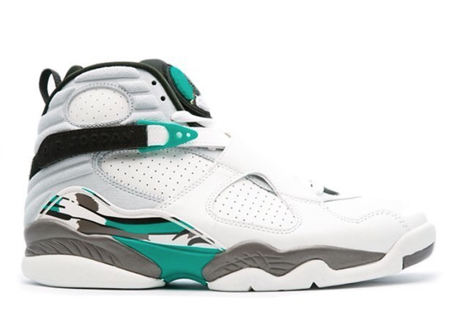 jordan 8 retro white turbo green