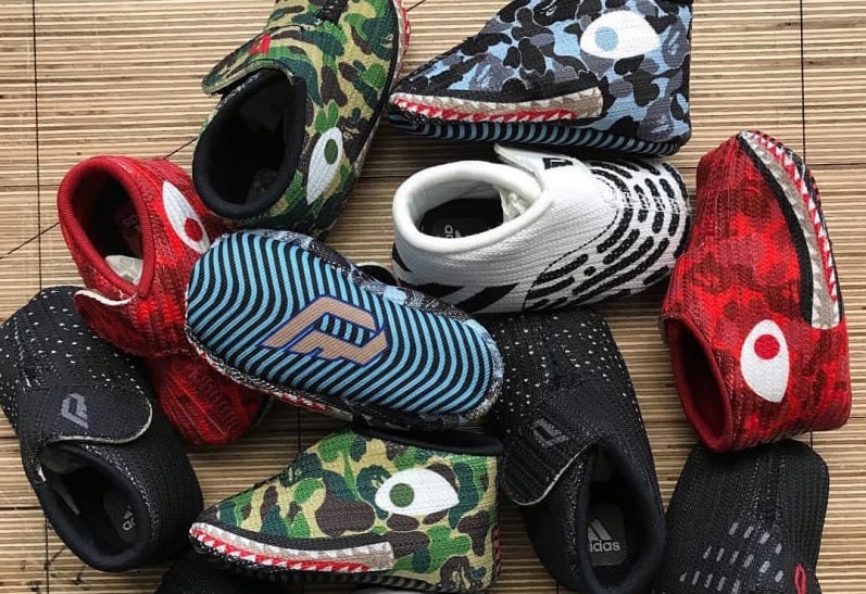 bape adidas basketball shoes