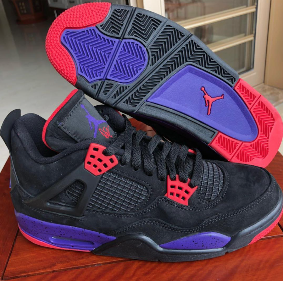 drake purple jordans