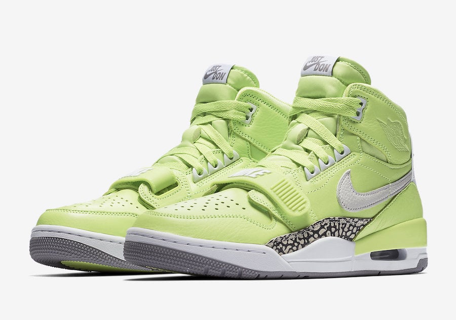 Jordan Legacy 312 ‘Ghost Green’ Official Images