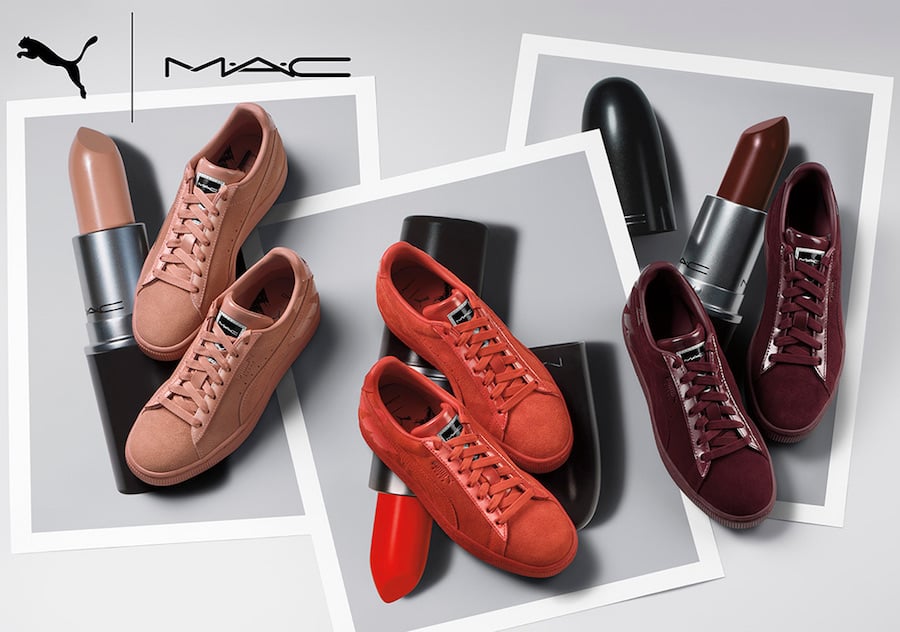 MAC x Puma Suede Inspired by Lipsticks