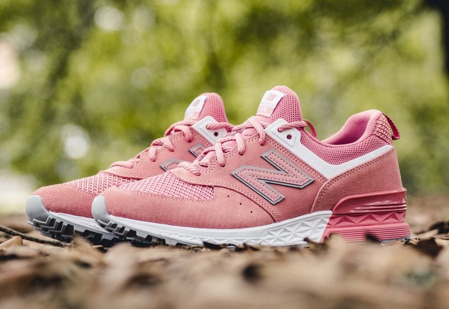 pink suede new balance