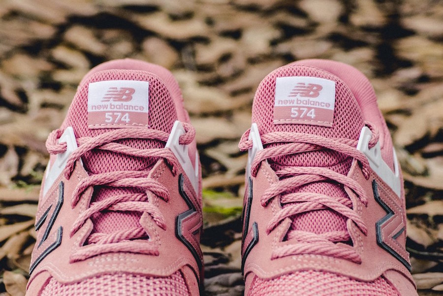 New Balance 574 Pink Suede