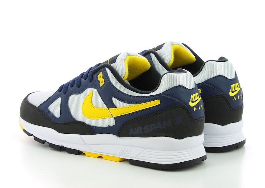 Nike Air Span II Midnight Navy Tour Yellow AH8047-401