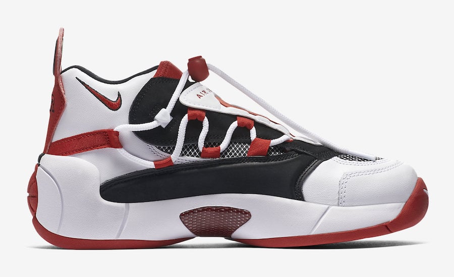 Nike Air Swoopes 2 White Black Red 917592-100