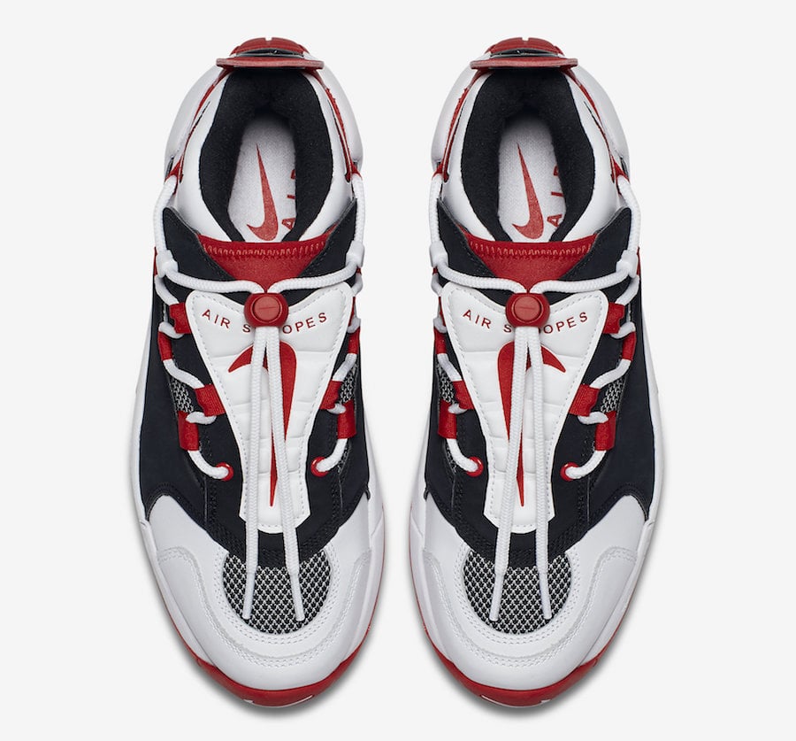 Nike Air Swoopes 2 White Black Red 917592-100