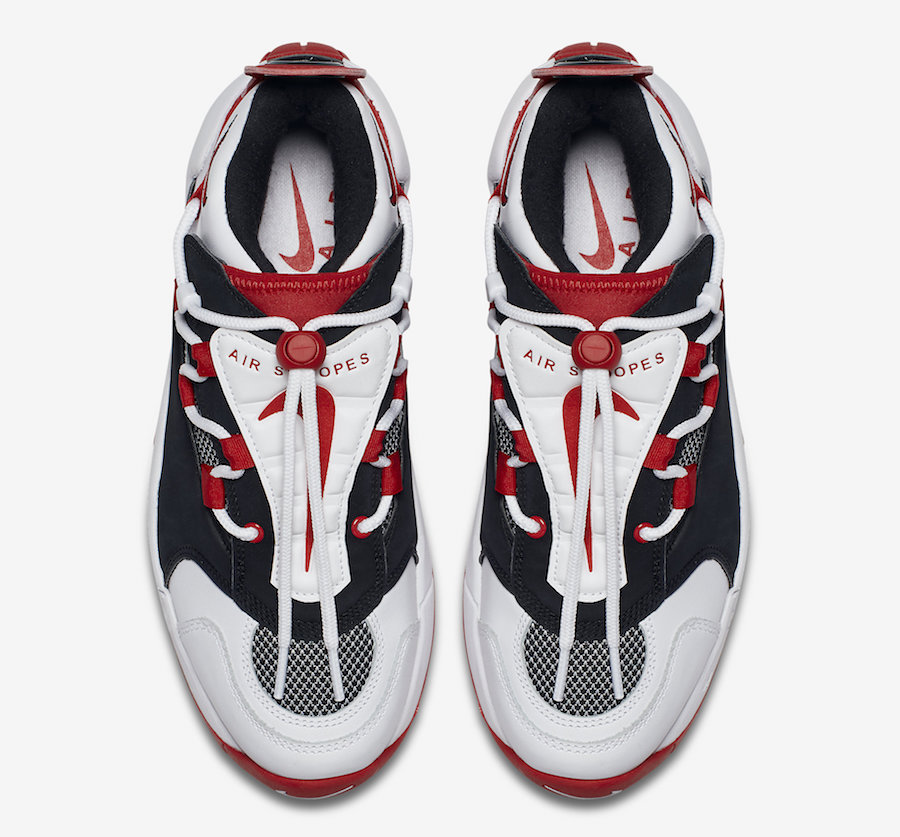 Nike Air Swoopes 2 White Black Red 917592-100