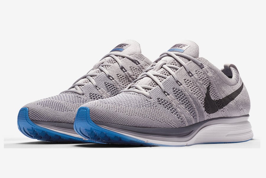 Nike Flyknit Trainer in Grey and Blue