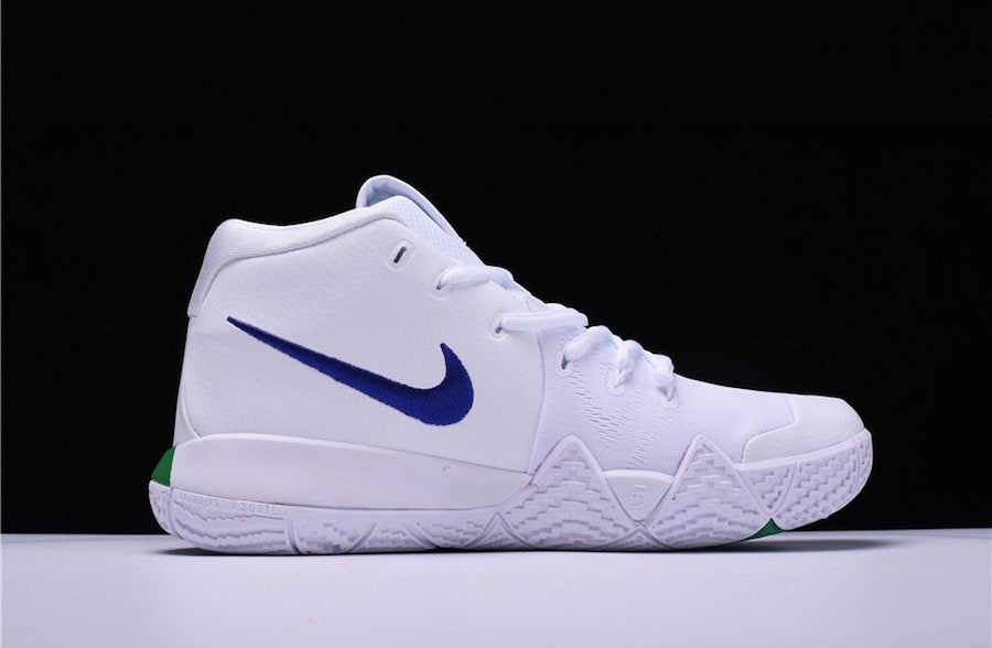 nike kyrie 4 white deep royal blue