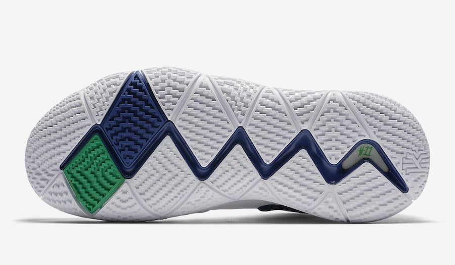 Nike Kyrie 4 White Deep Royal Blue 943806-103