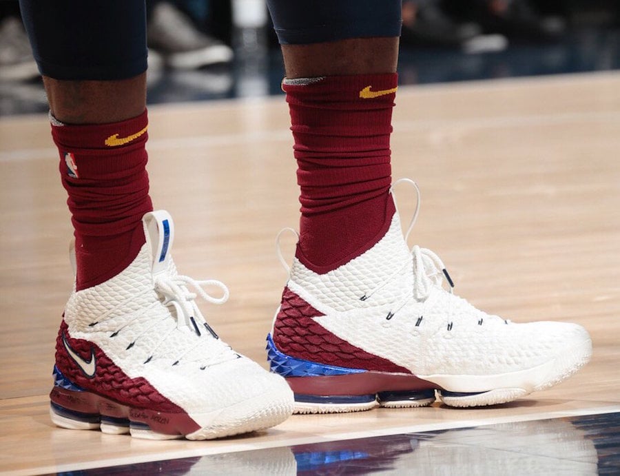 LeBron James Wears the Nike LeBron 15 ‘First Game AZG’ During Game 3